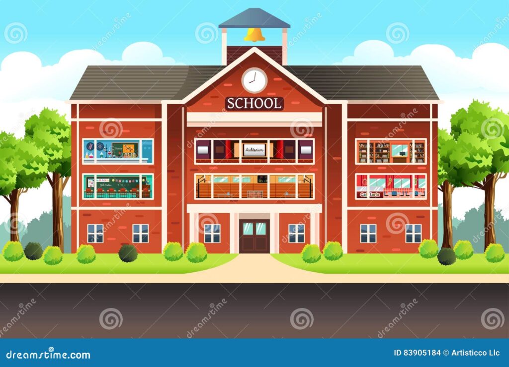 school building vector illustration 83905184