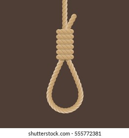 rope hanging loop vector illustration 260nw 555772381