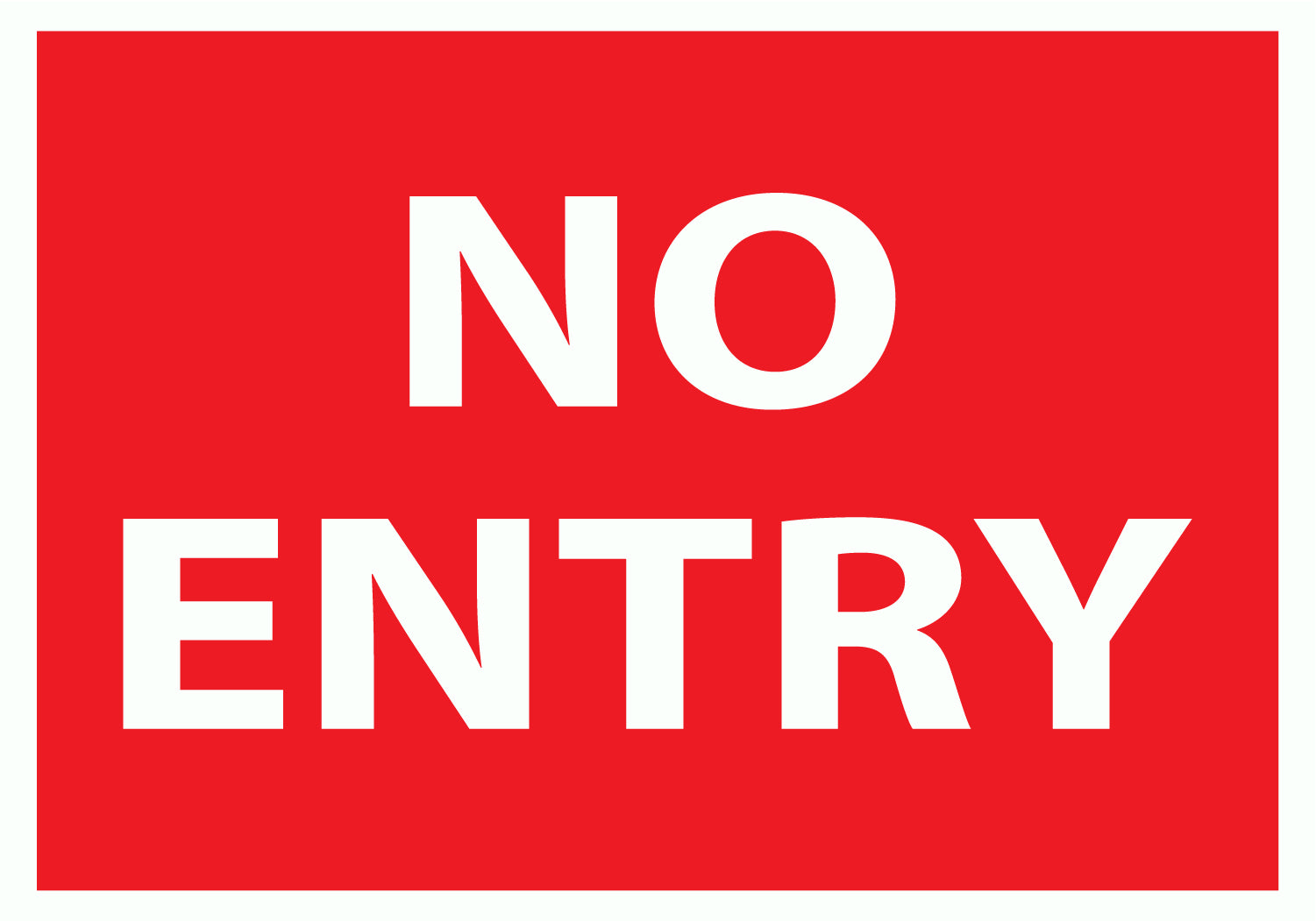 WDPRGPBC0021 No Entry Foam Sign Board Main